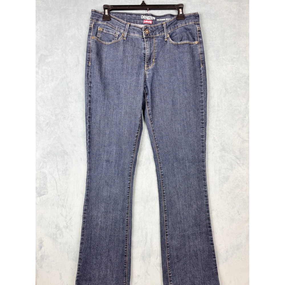 Denizen from Levis Womens Modern Bootcut Jeans Blue Denim Size 10 L/C Dark Wash